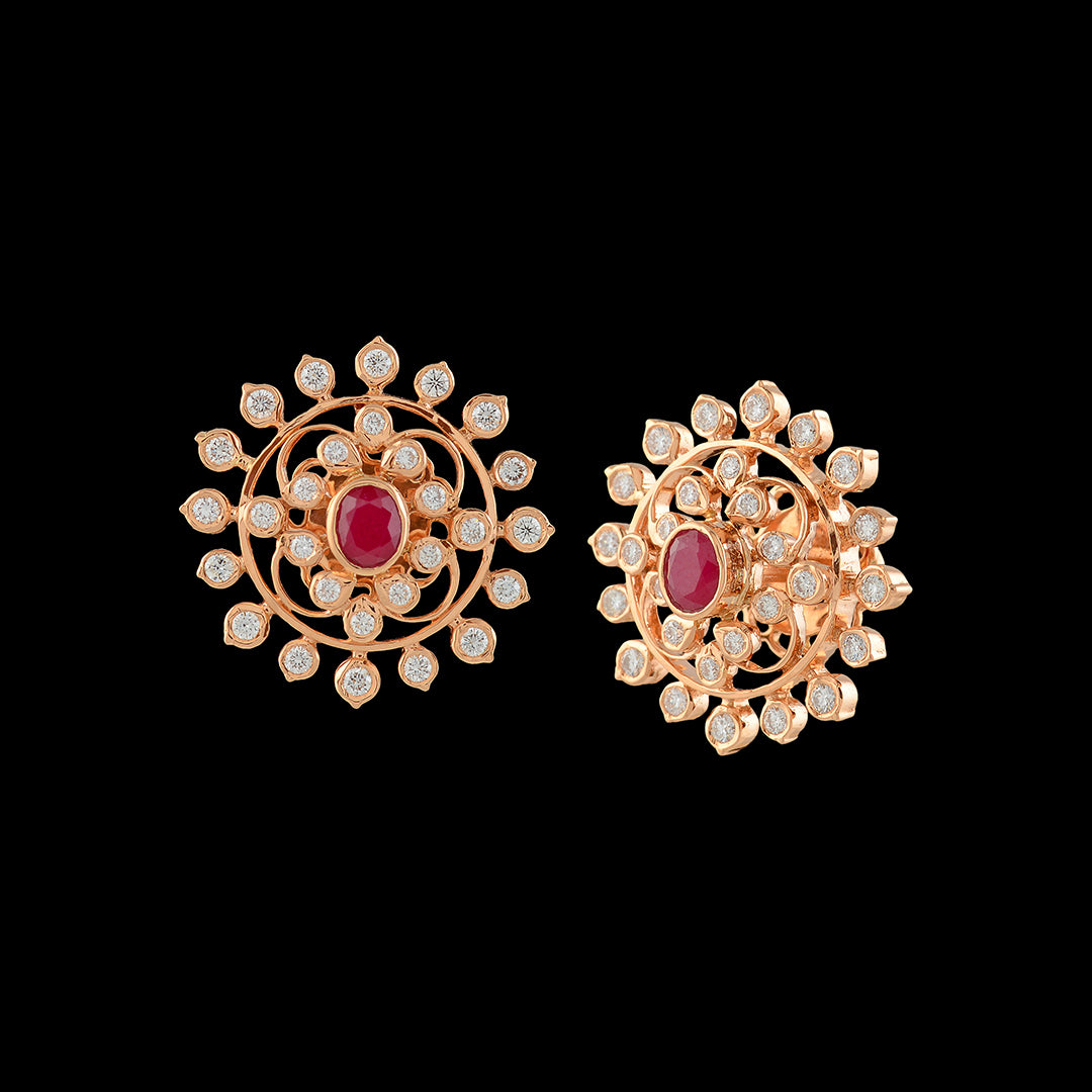 Beautiful #charming #stylish #sparkling #gold #diamond #earring for the  #gorgeous look you desire. | Real diamond earrings, Gold earrings designs,  Fancy earrings